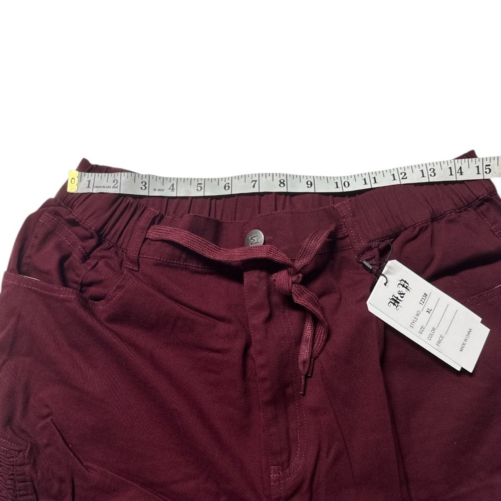 M&P Collection Magenta Joggers | Cargo Pants - Picture 5 of 7